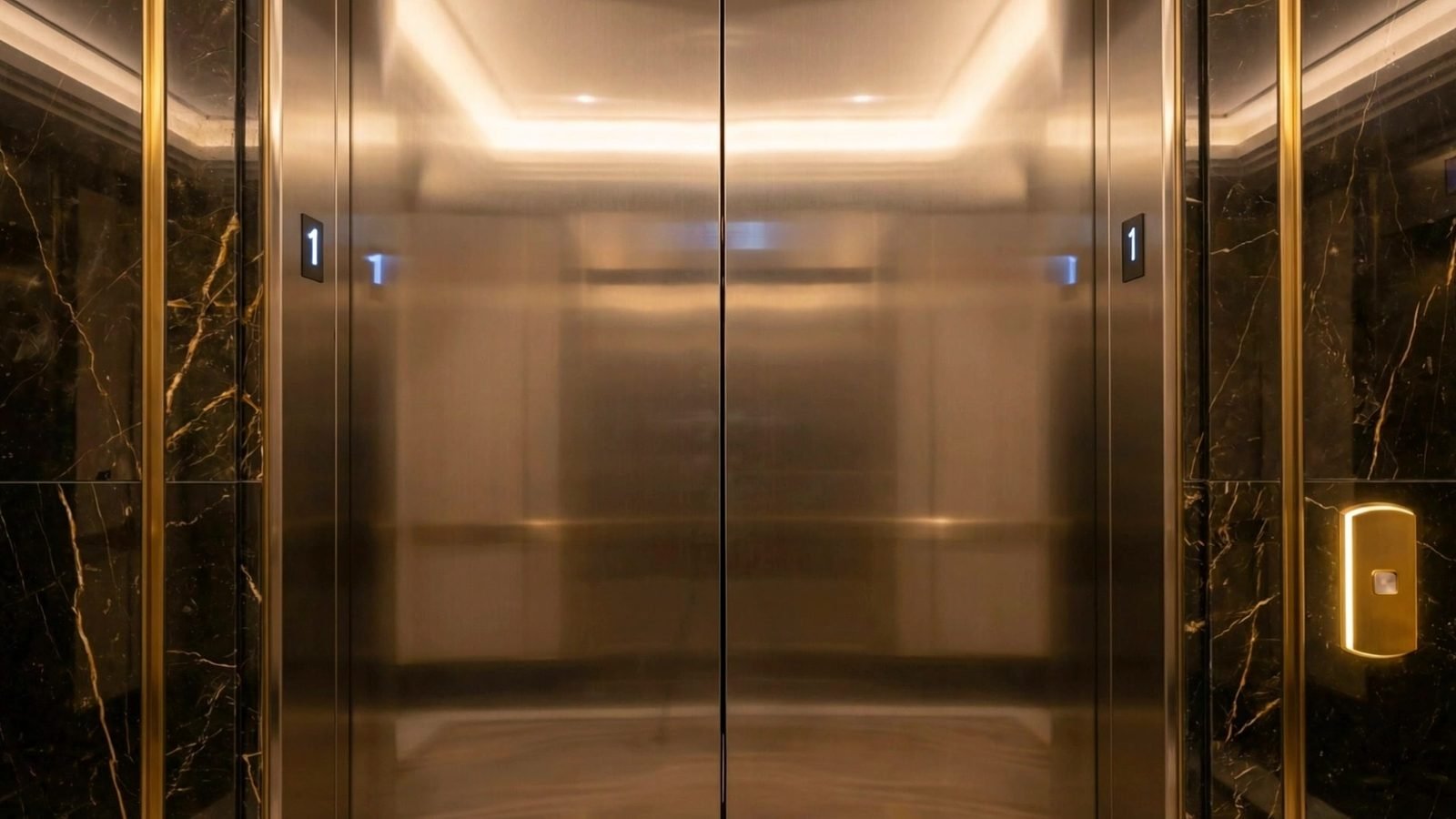 The lift to the casino floor